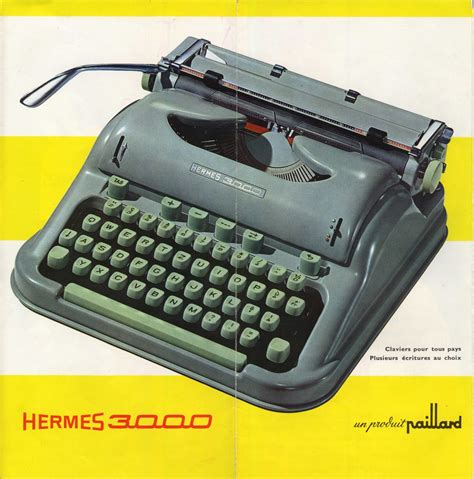 hermes typemachine 1958|hermes 3000 wiki.